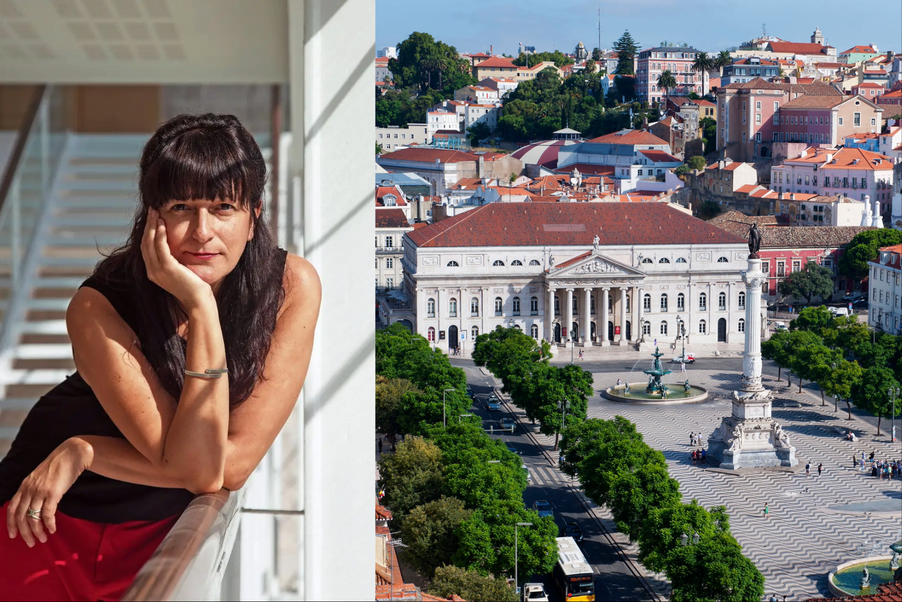 Donjas Marijas II Nacionālais teātris (Teatro Nacional Dona Maria II) Portugālē un teātra valdes locekle Sofija Kamposa // Publicitātes foto